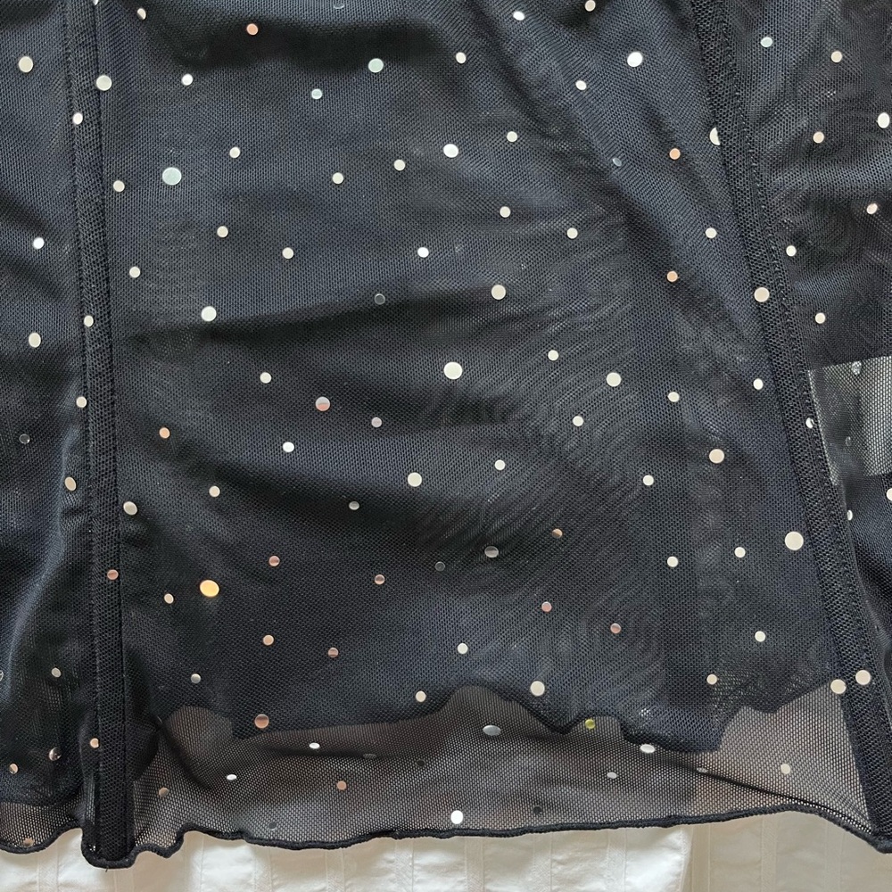 Princess Polly Black Polka Dot Mesh Bustier Cami - Picture 7 of 10